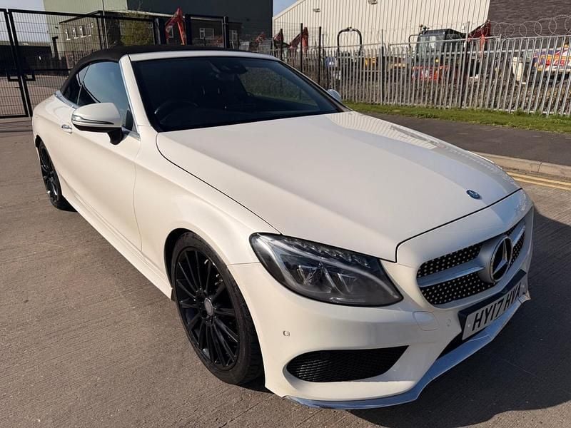 Used Mercedes C250 AMG Line Premium Plus 2017 White Cabriolet