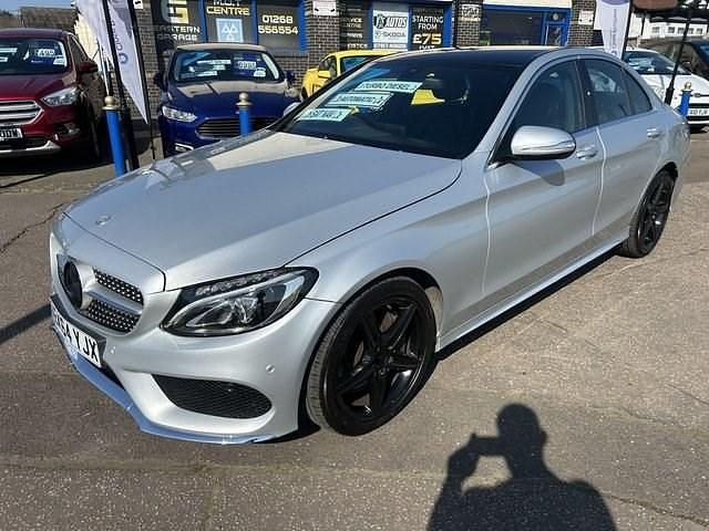Usado Mercedes C250 AMG line 204 HP (150 kW) 2014 Prateado Sedan
