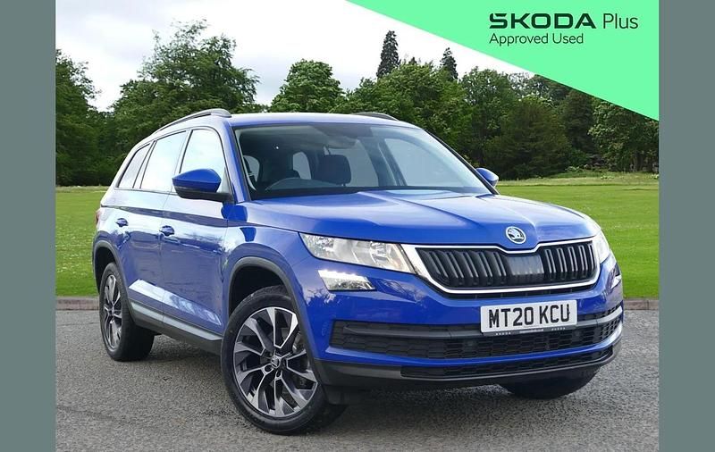 Blue Used 2020 Skoda Kodiaq SE Drive SUV | £20,995 (Fair price) - Image 1/4