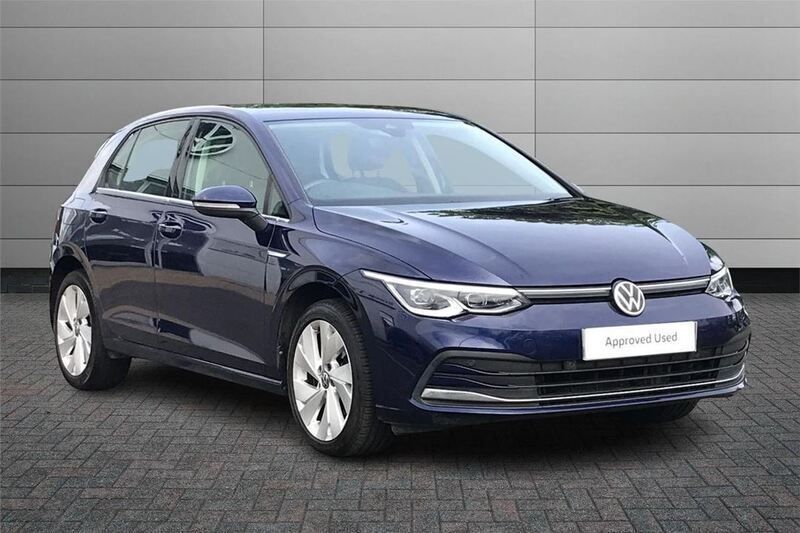 Atlantic blue Used 2021 VW Golf VIII Style Hatchback | £13,750 (Fair price) - Image 1/4