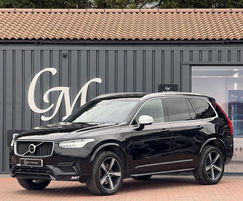 Black Used 2019 Volvo XC90 R-Design SUV | £20,490 (Good price) - Image 1/4