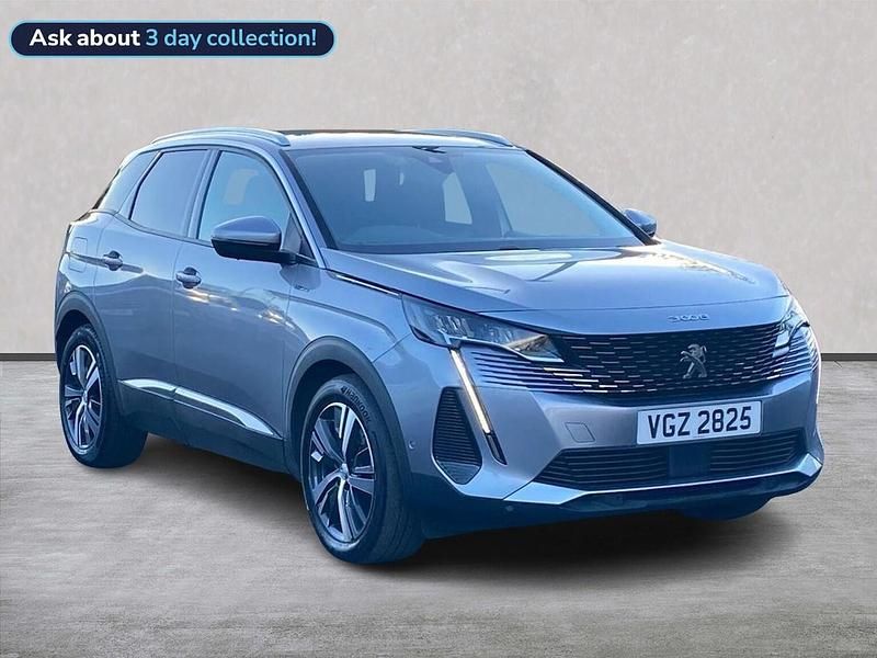 Grey Used 2021 Peugeot 3008 Allure Premium Hatchback | £15,490 (Fair price) - Image 1/4