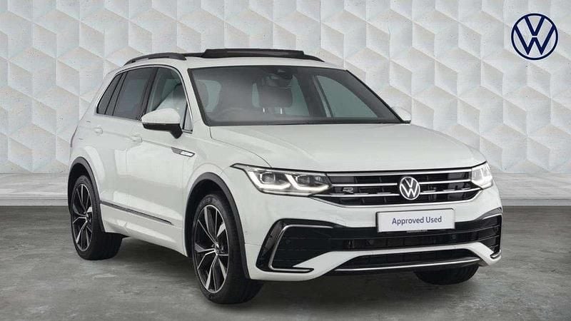 White Used 2023 VW Tiguan R-line SUV | £28,650 (Fair price) - Image 1/4