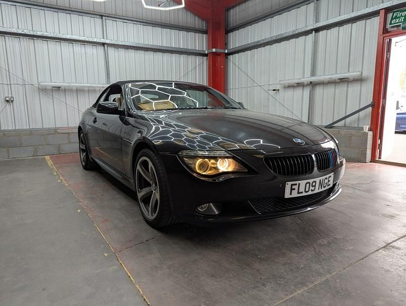 Black Used 2009 BMW 635 Cabriolet Sport Line Cabriolet | £6,850 - Image 1/4