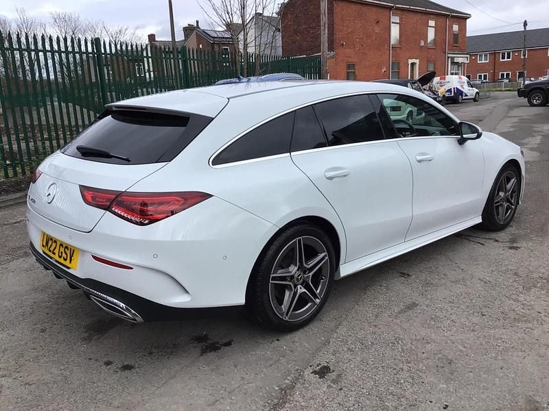 Used Mercedes CLA200 Shooting Brake AMG line 2022 White Estate