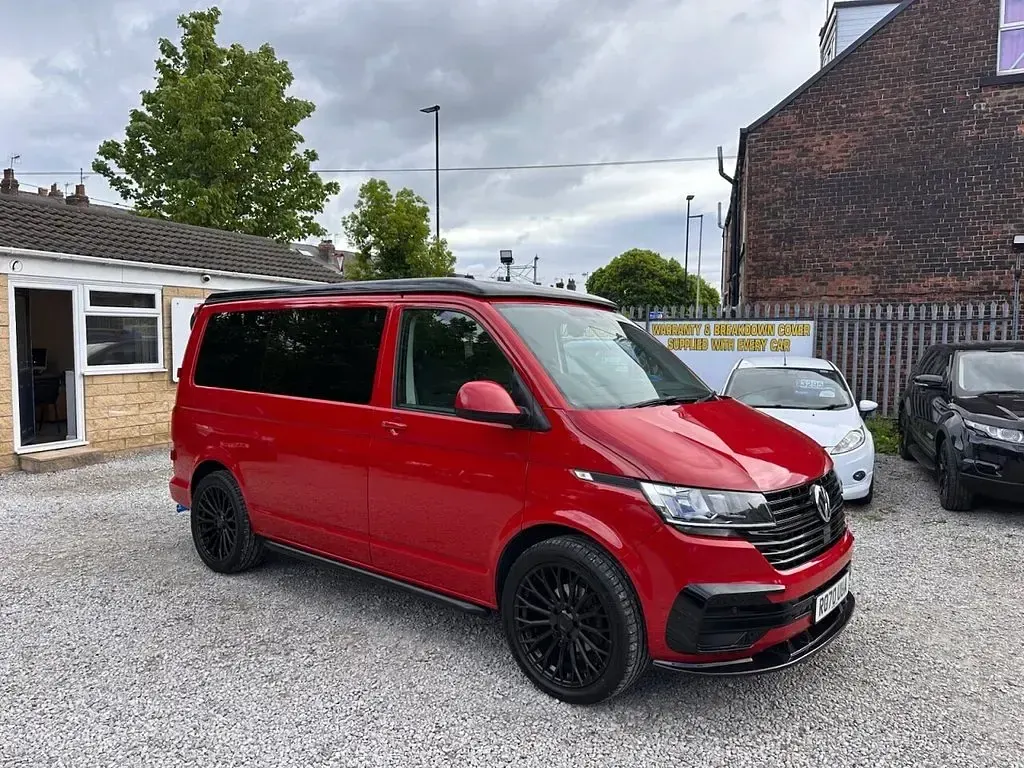 Used VW T6.1 Startline 150 HP (110 kW) 2020 Red Van