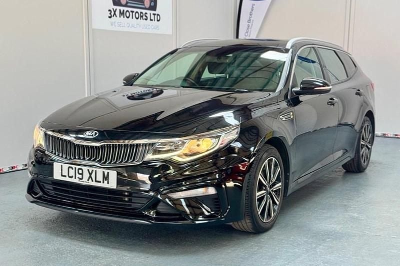 Black Used 2019 Kia Optima 2 Estate | £8,290 (Good price) - Image 1/1