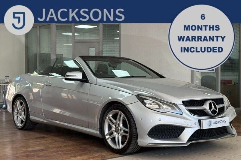 Silver Used 2013 Mercedes E250 AMG Cabriolet | £10,380 (A bit pricey) - Image 1/1