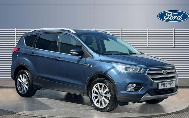 Blue Used 2019 Ford Kuga Titanium SUV | £10,975 (Good price) - Image 1/4