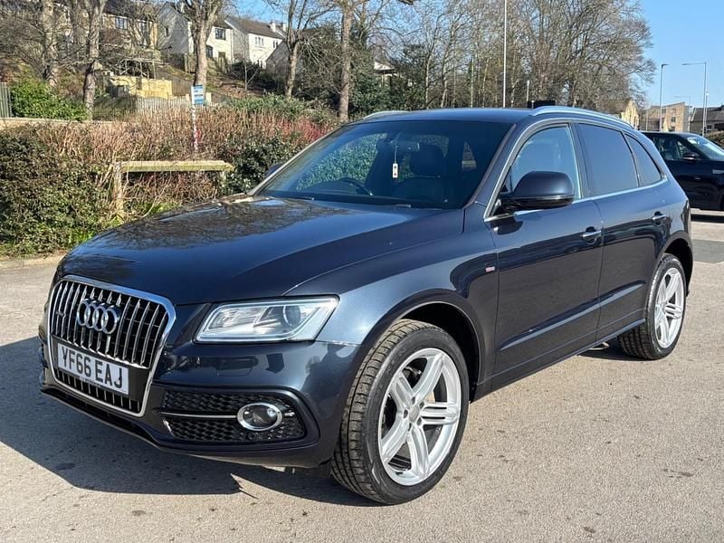 Used Audi Q5 S-line plus 190 HP (139 kW) 2016 Blue SUV