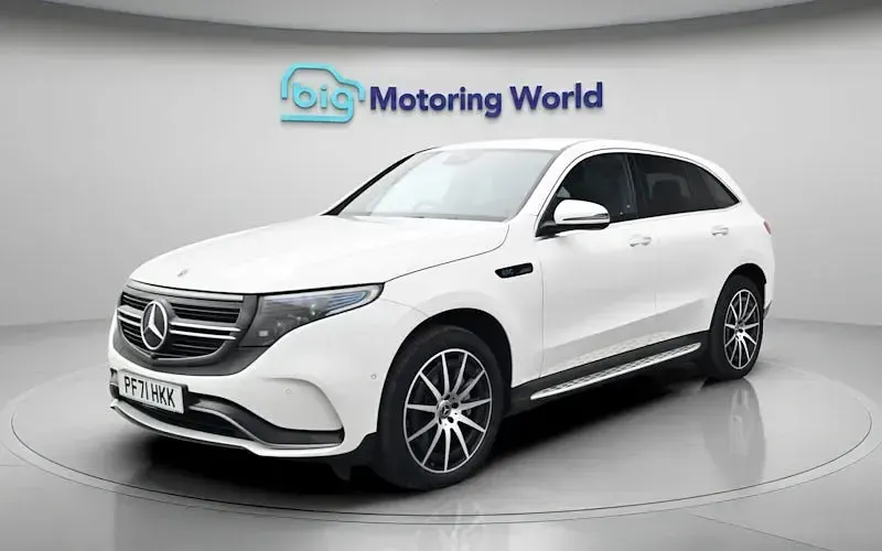 Used Mercedes EQC400 AMG line 300 kW (408 HP) 2022 White SUV