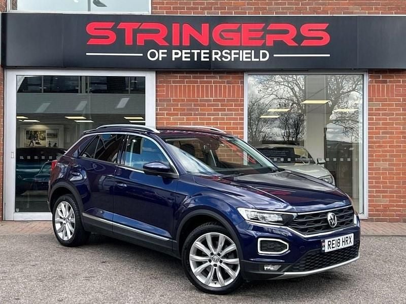 Used VW T-Roc SEL 150 HP (110 kW) 2018 Blue SUV