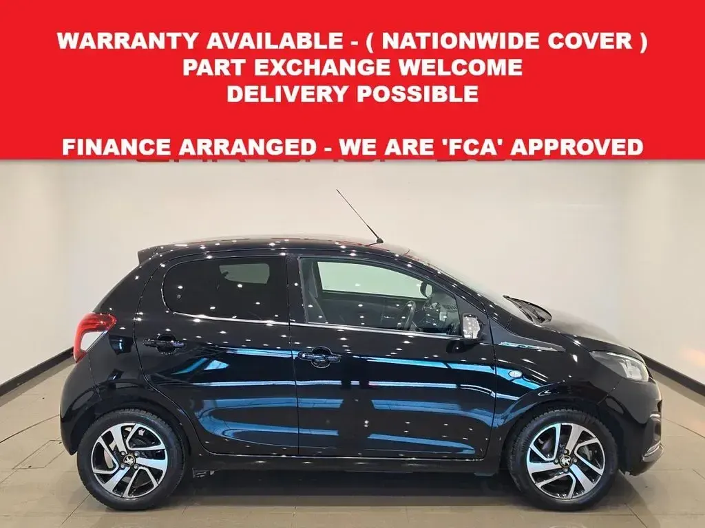 Used Peugeot 108 Collection 72 HP (52 kW) 2021 Black Hatchback