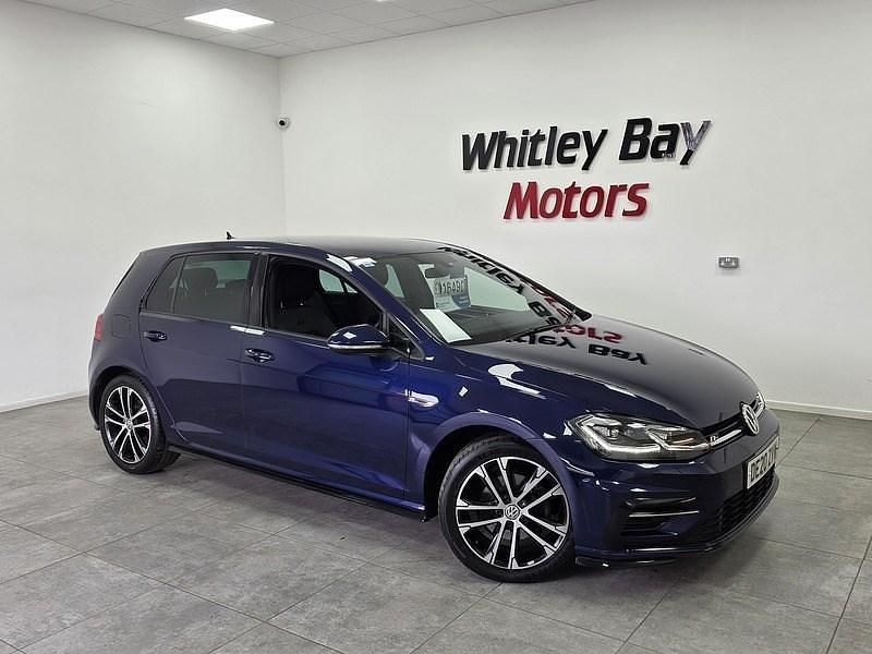 Used VW Golf VII R-line Edition 150 HP (110 kW) 2020 Blue Hatchback
