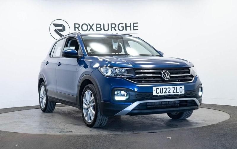 Blue Used 2022 VW T-Cross SE SUV | £12,590 (Good price) - Image 1/4