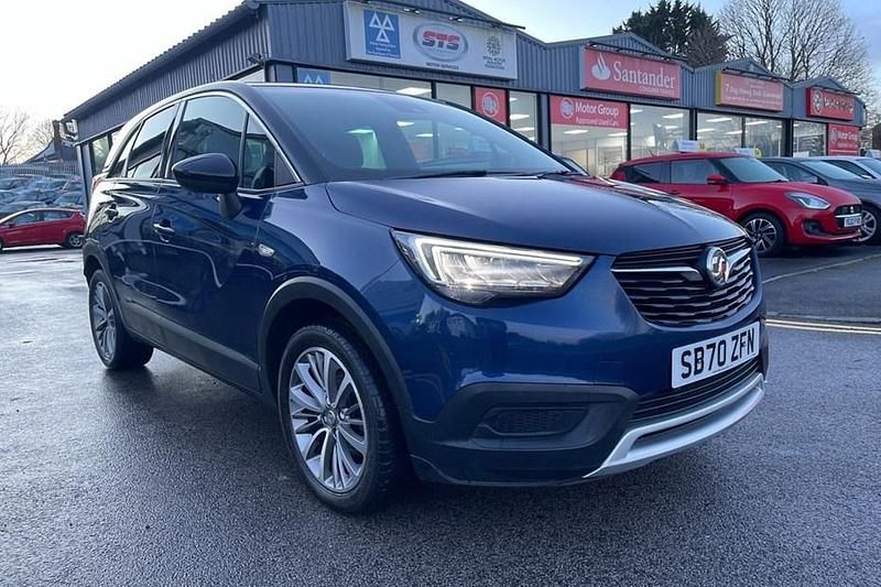 Used Vauxhall Crossland X S 110 HP (80 kW) 2021 Blue SUV