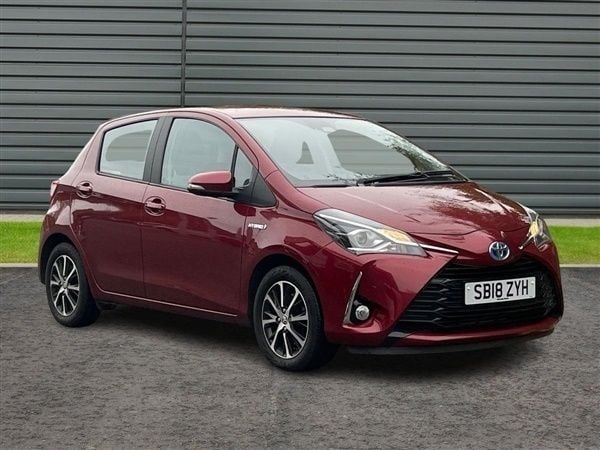 Red Used 2018 Toyota Yaris Hatchback | £13,295 (A bit pricey) - Image 1/1