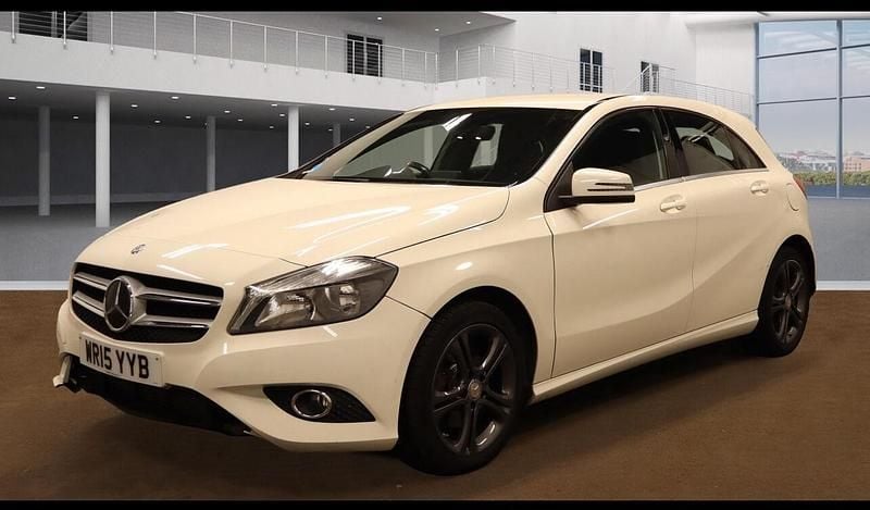 White Used 2015 Mercedes A200 Hatchback | £7,495 (Good price) - Image 1/4