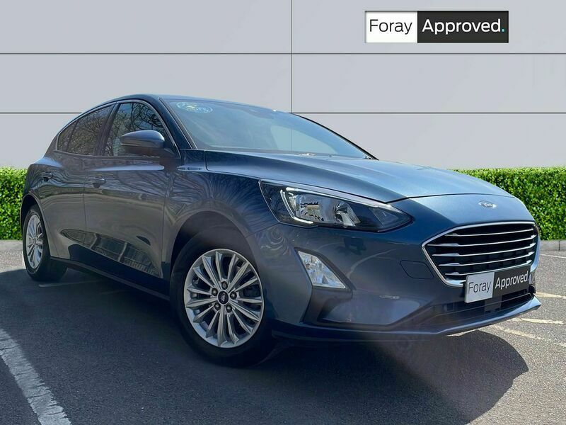 Blue Used 2019 Ford Focus Titanium Hatchback | £12,895 (Fair price) - Image 1/4