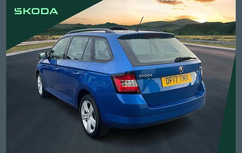 Used Skoda Fabia SE L 88 HP (64 kW) 2017 Blue Estate