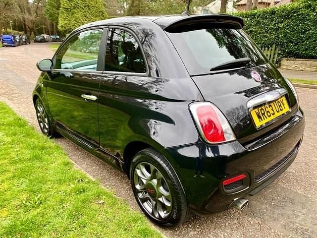 Used Fiat 500 S 69 HP (50 kW) 2013 Black Hatchback