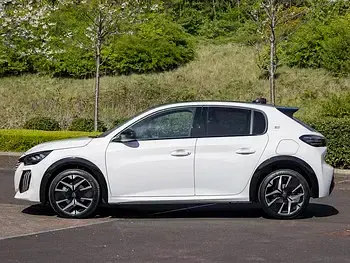 New Peugeot e-208 GTi 100 kW (136 HP) 2026 White Hatchback