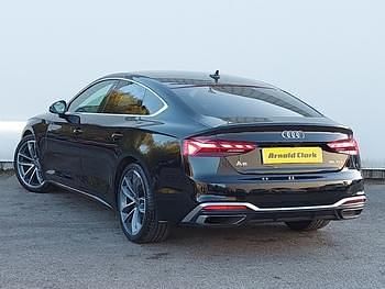 Used Audi A5 S-Line 163 HP (119 kW) 2022 Black Hatchback