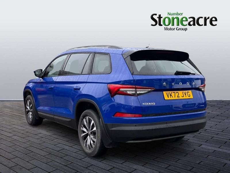 Used Skoda Kodiaq SE Drive 150 HP (110 kW) 2022 Blue SUV