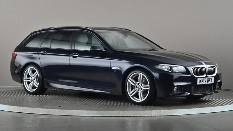 Black Used 2017 BMW 520 M Sport Estate | £15,298 (Good price) - Image 1/4