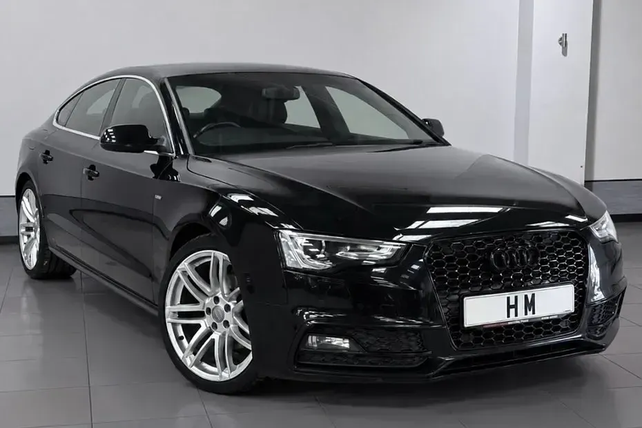 Begagnad Audi A5 Sportback S-Line 190 HK (139 kW) 2015 Svart Halvkombi