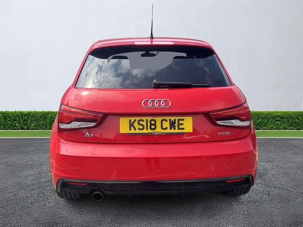 Used Audi A1 Black Edition 95 HP (69 kW) 2018 Red Hatchback
