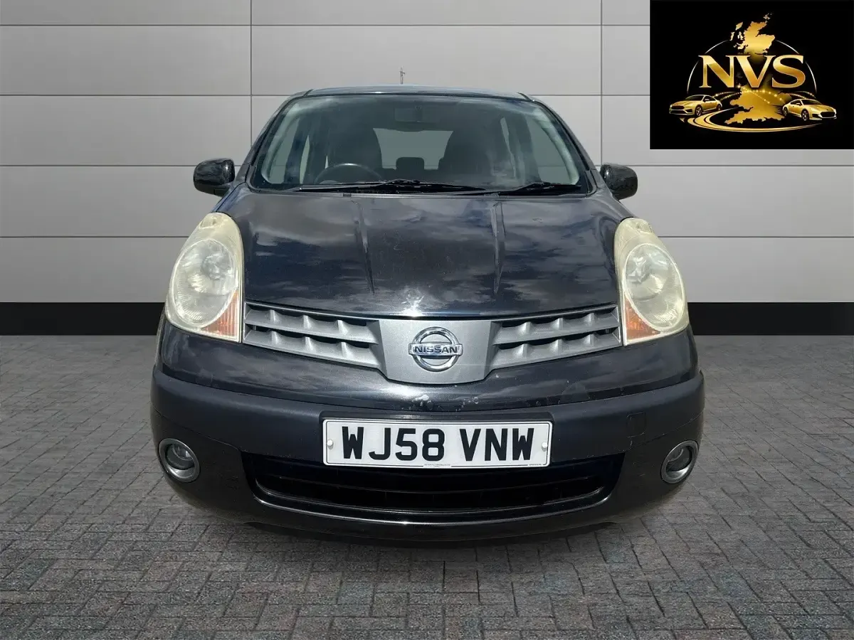Used Nissan Note Acenta 110 HP (80 kW) 2008 Black Hatchback