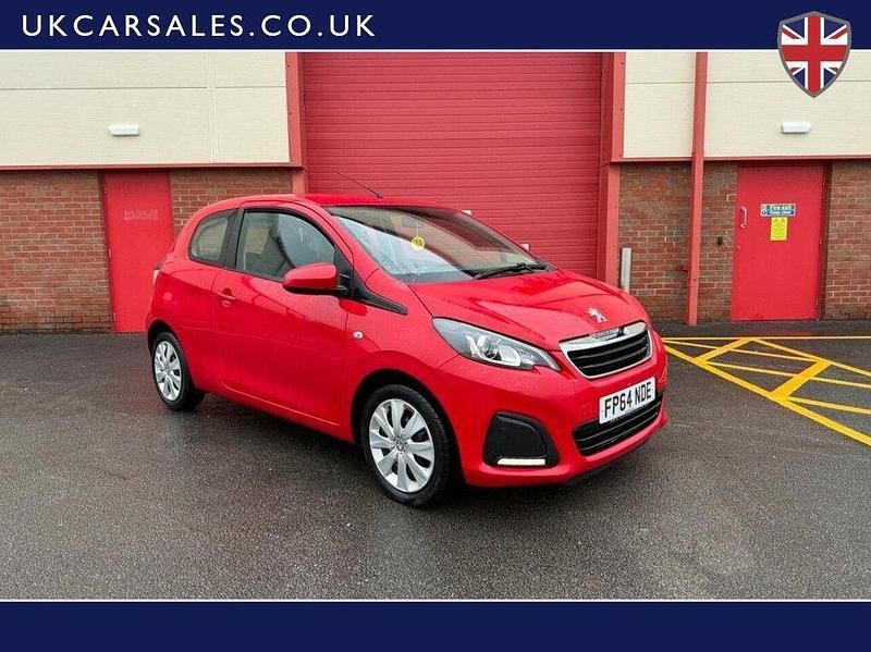 Red Used 2014 Peugeot 108 Active Hatchback | £3,699 (Fair price) - Image 1/4
