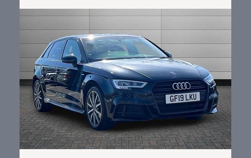 Used Audi A3 Black Edition 150 HP (110 kW) 2019 Black Sedan