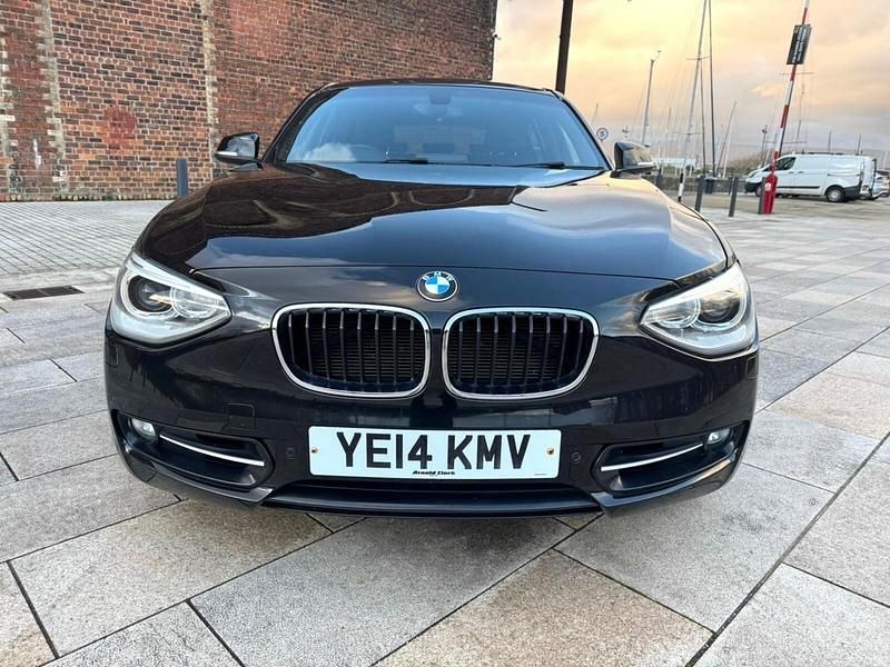 Used BMW 120 Sport Line 2014 Black Hatchback