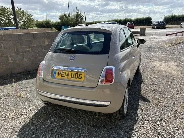 Used Fiat 500 Lounge 69 HP (50 kW) 2014 Beige Hatchback