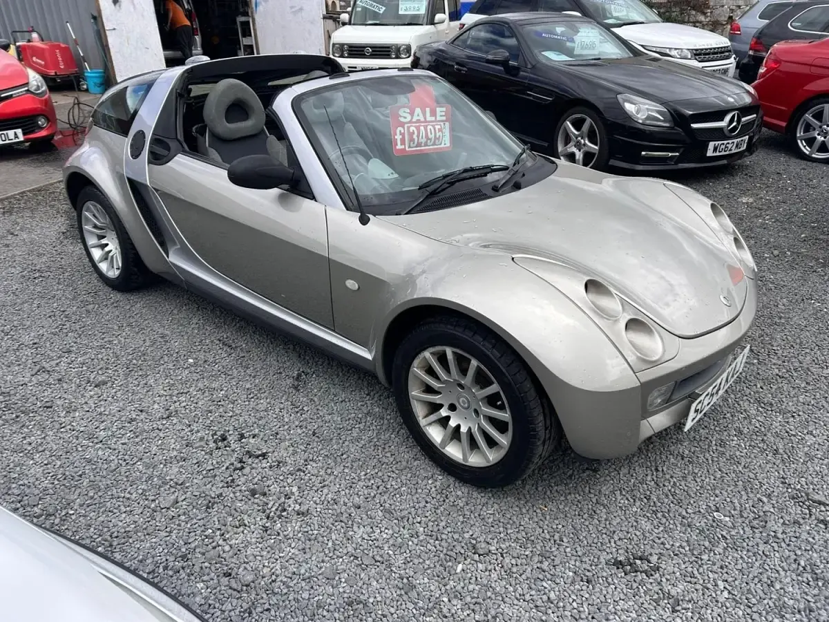 Used Smart Roadster 80 HP (58 kW) 2004 Silver Cabriolet