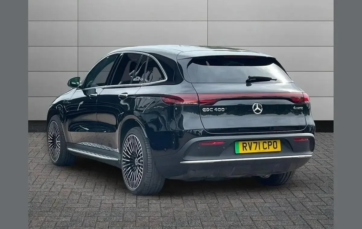 Used Mercedes EQC400 AMG Line Premium 300 kW (408 HP) 2022 Black SUV