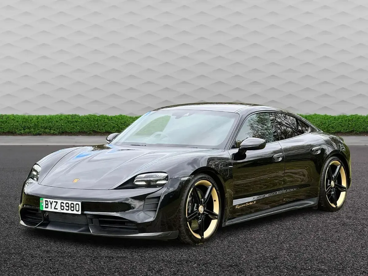 Used Porsche Taycan Performance Package 559 kW (761 HP) 2020 Black Sedan