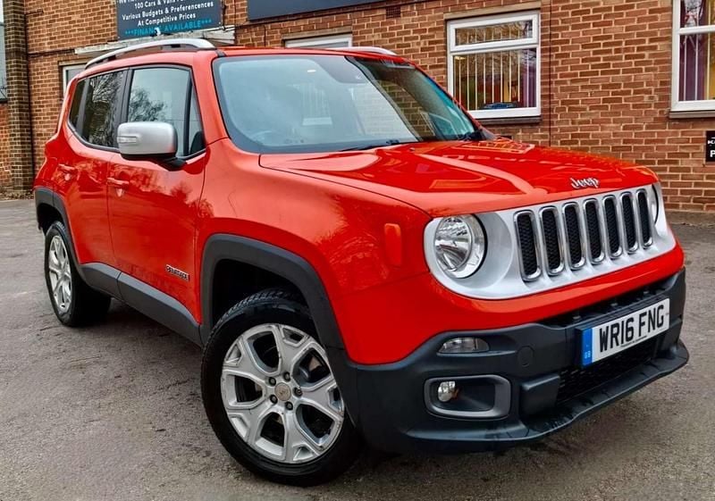 Orange Used 2016 Jeep Renegade Limited SUV | £7,480 (Fair price) - Image 1/4