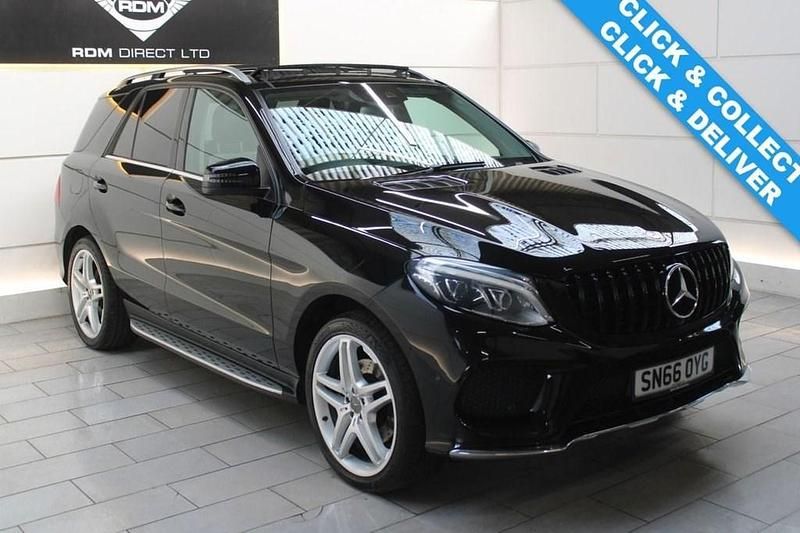 Used Mercedes GLE350 AMG line 2016 Black SUV