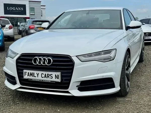 Used Audi A6 Black Edition 190 HP (139 kW) 2015 White Sedan