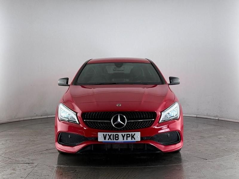 Used Mercedes CLA200 AMG line 136 HP (100 kW) 2017 Red Sedan