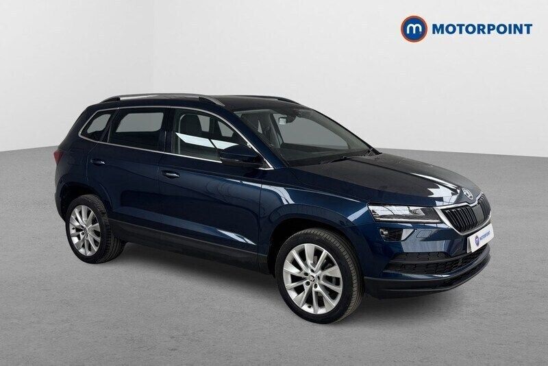 Blue Used 2021 Skoda Karoq SE L SUV | £18,849 (Fair price) - Image 1/4