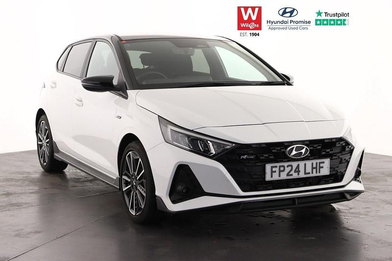 White Used 2024 Hyundai i20 N Line Hatchback | £17,299 (Fair price) - Image 1/3