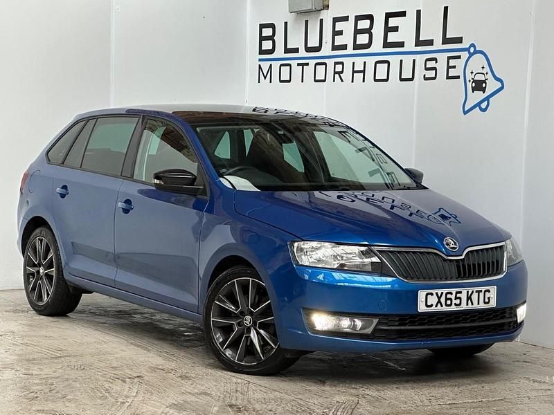 Blue Used 2015 Skoda Rapid Sport Hatchback | £5,990 (Fair price) - Image 1/3