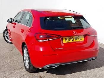 Used Mercedes A180 116 HP (85 kW) 2019 Red Hatchback