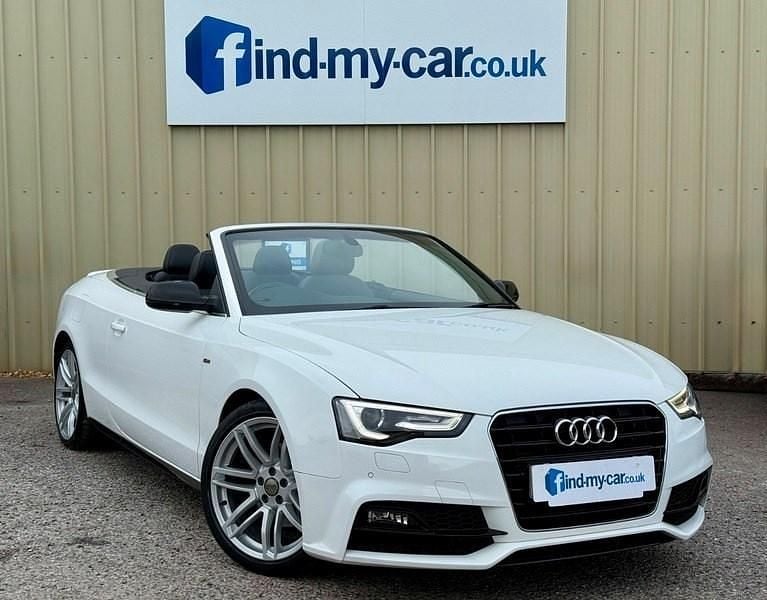 White Used 2016 Audi A5 Cabriolet S-Line Cabriolet | £12,999 (A bit pricey) - Image 1/4
