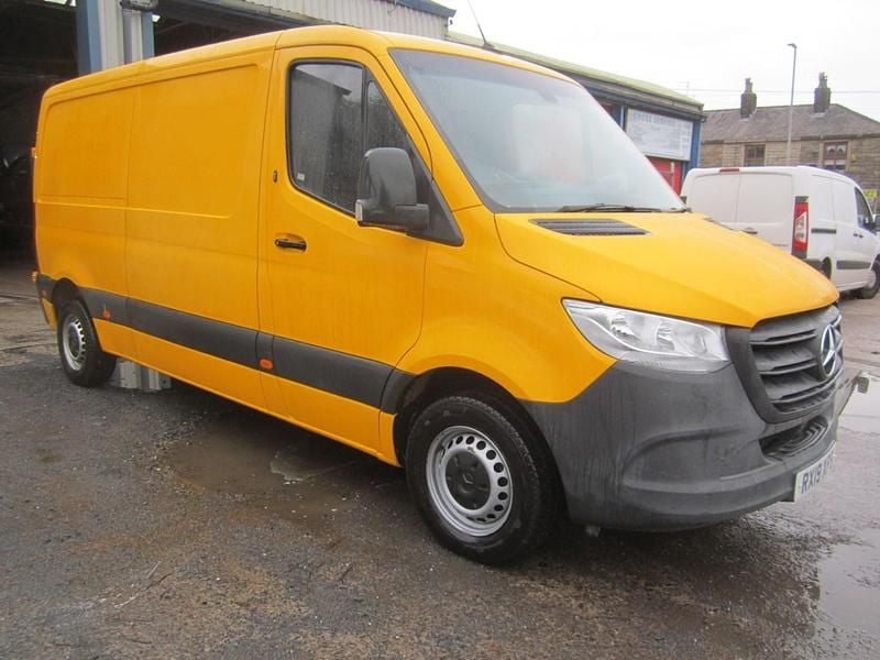 Yellow Used 2019 Mercedes Sprinter Van | £12,290 (Fair price) - Image 1/4