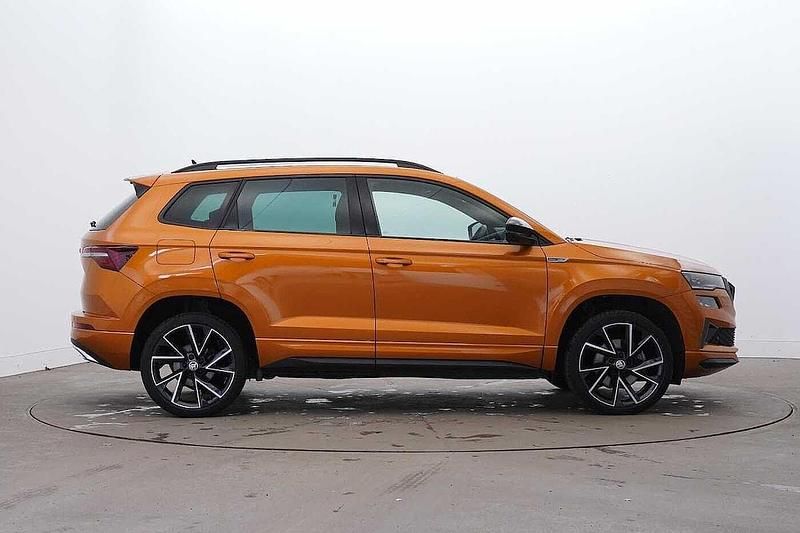 Used Skoda Karoq SportLine 110 HP (80 kW) 2023 Phoenix orange metallic SUV